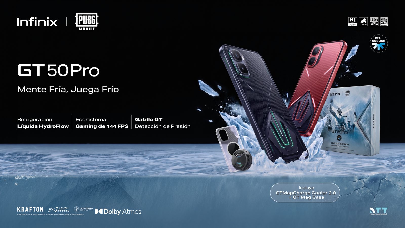 Infinix GT 50 Pro — Mente fría, juega frío